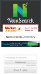 Mobile Screenshot of namsearch.com